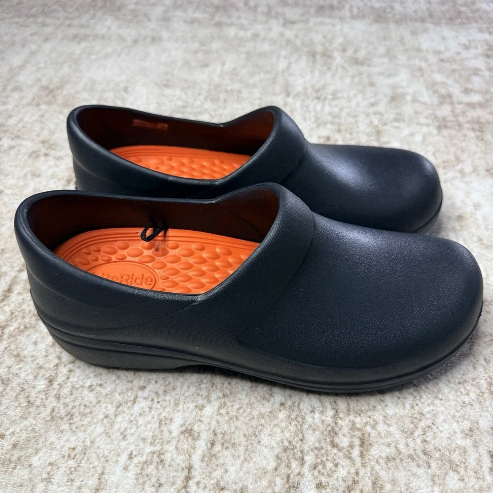 Crocs On The Clock Literide Slip On Work Clogs Slip Resistant Women's Size 10
